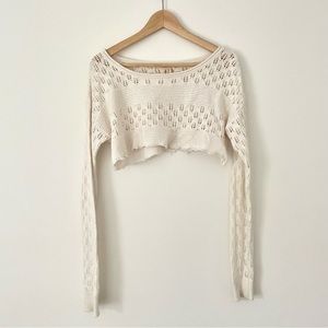 🌱2/$10 | DKNY Cropped Knit Sweater